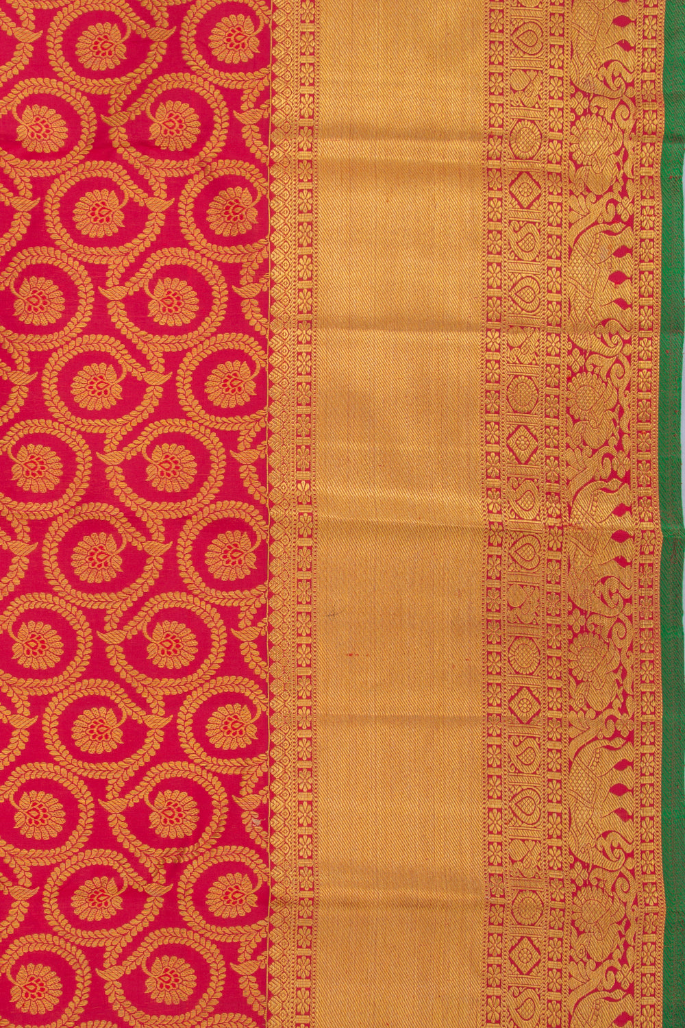 Taranga Kanchi Silk Brocade Maroon Saree