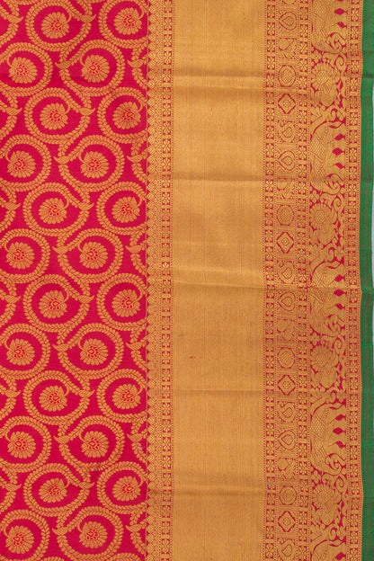 Taranga Kanchi Silk Brocade Maroon Saree