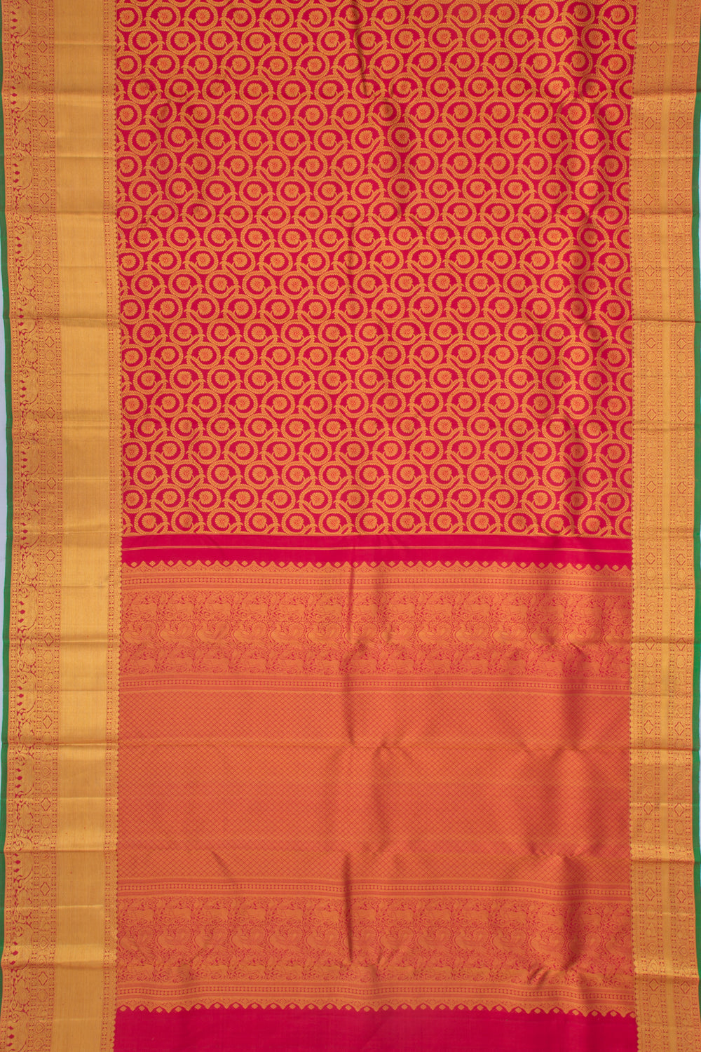 Taranga Kanchi Silk Brocade Maroon Saree