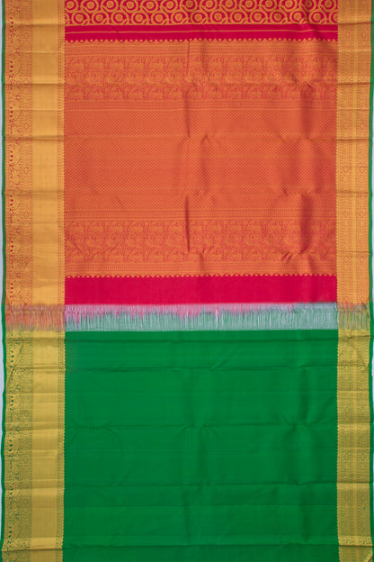 Taranga Kanchi Silk Brocade Maroon Saree