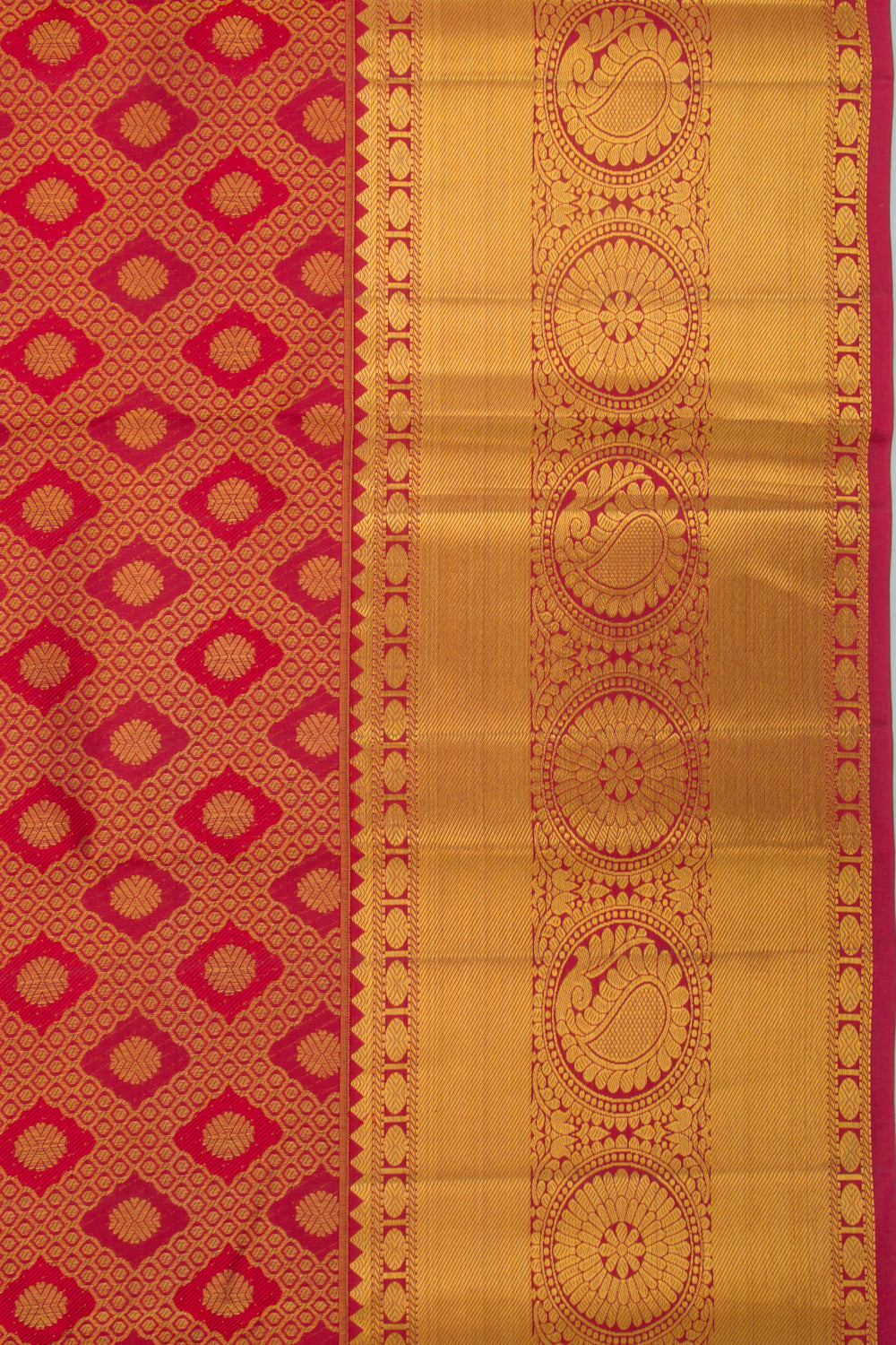 Taranga Kanchi Silk Brocade Maroon Saree