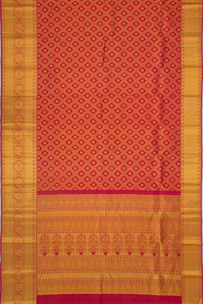Taranga Kanchi Silk Brocade Maroon Saree