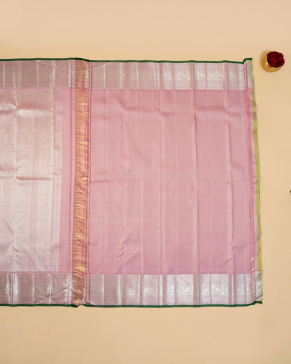 Kanchipuram Silk Brocade Green Saree