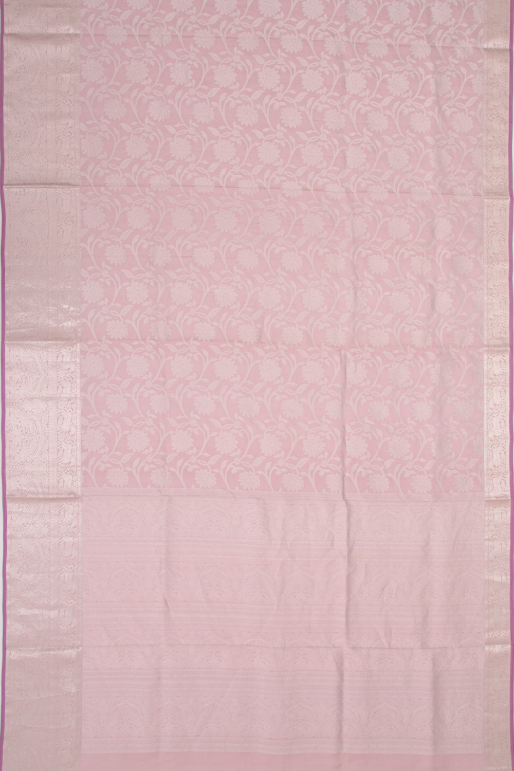 Coimbatore Soft Silk Jaal Lilac Saree