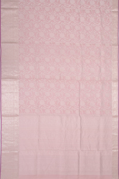 Coimbatore Soft Silk Jaal Lilac Saree
