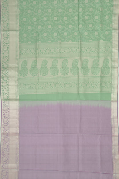 Coimbatore Soft Silk Jaal Green Saree