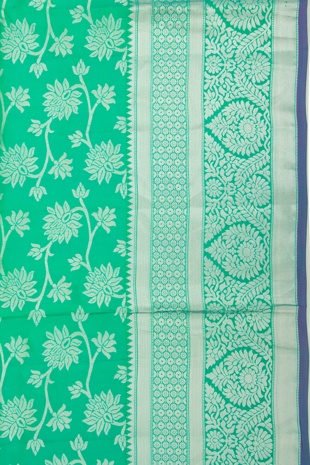 Coimbatore Soft Silk Brocade Green Saree