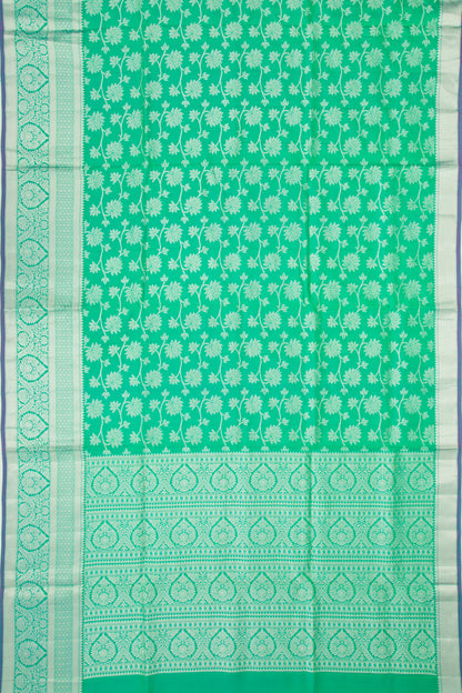 Coimbatore Soft Silk Brocade Green Saree