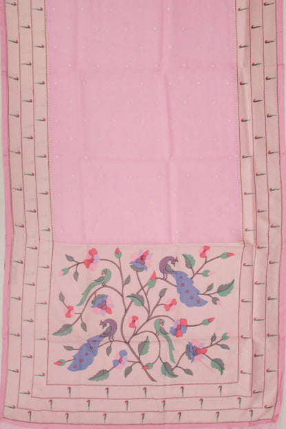 Organza Butta Pink Saree