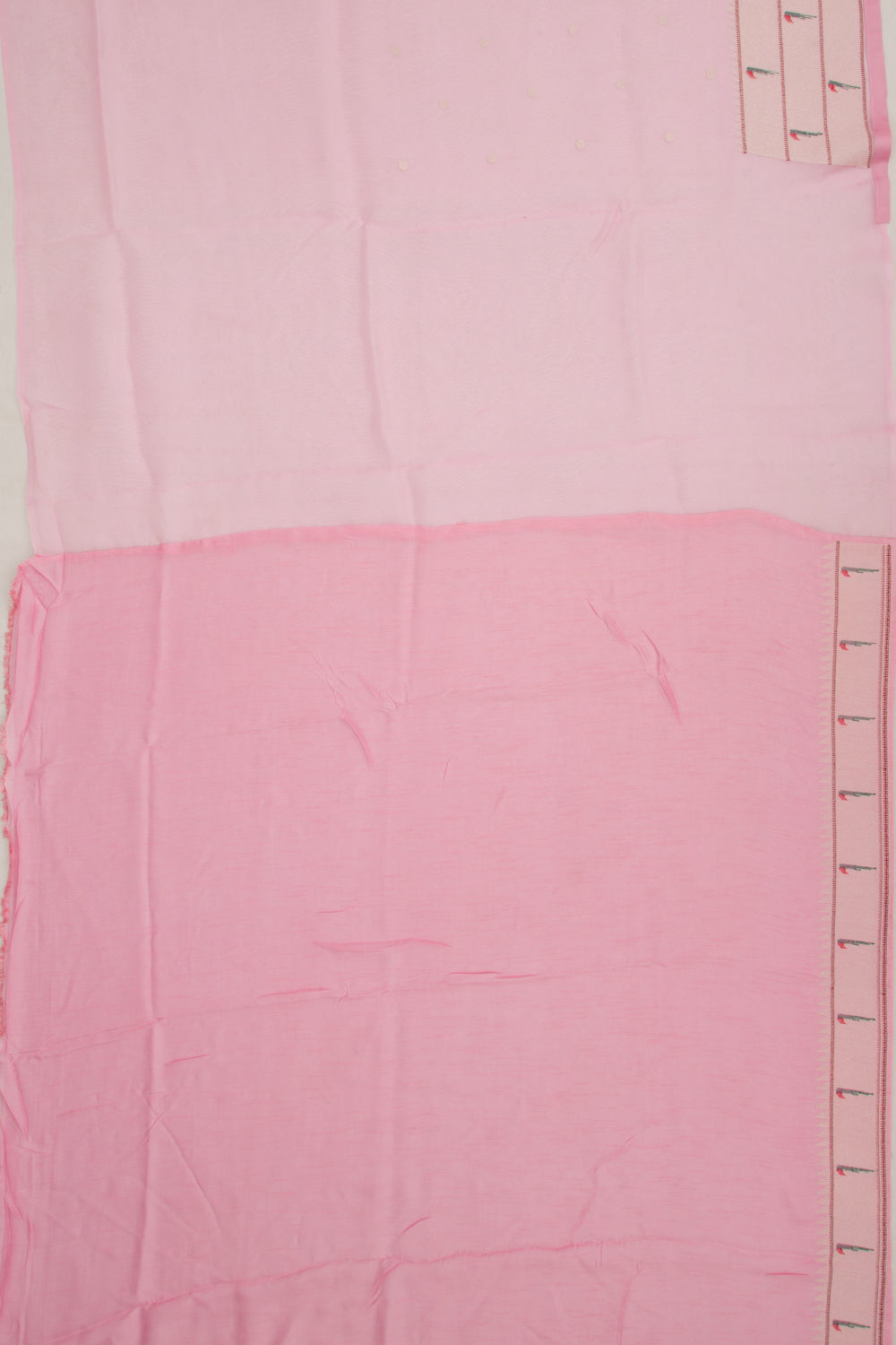 Organza Butta Pink Saree