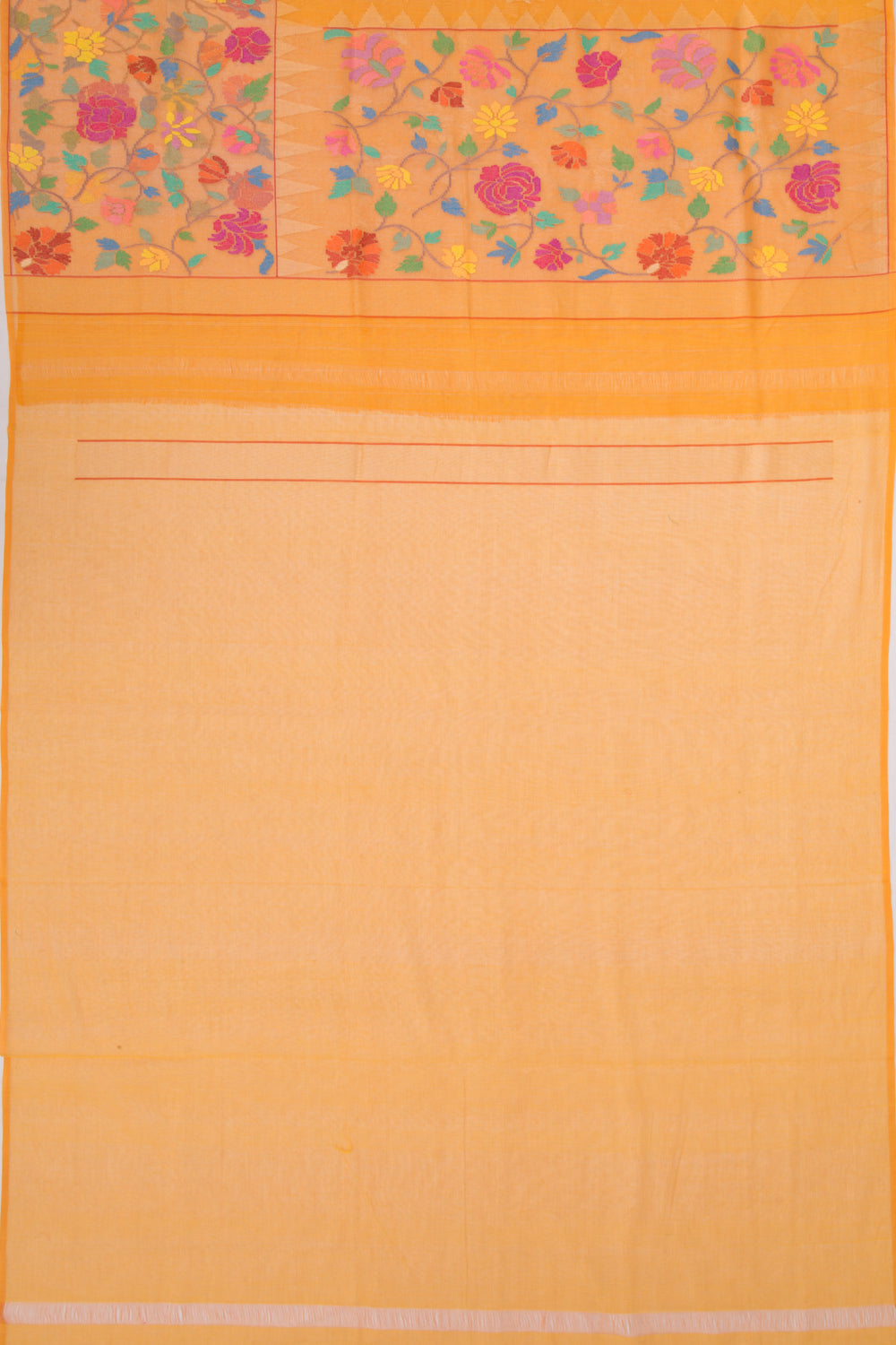 Banarasi Cotton Jamdani Pethambari Saree