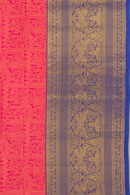 Taranga Kanchi Silk Brocade Pink Saree