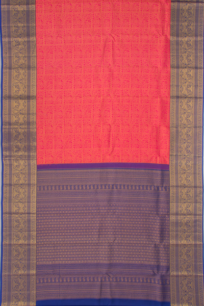 Taranga Kanchi Silk Brocade Pink Saree