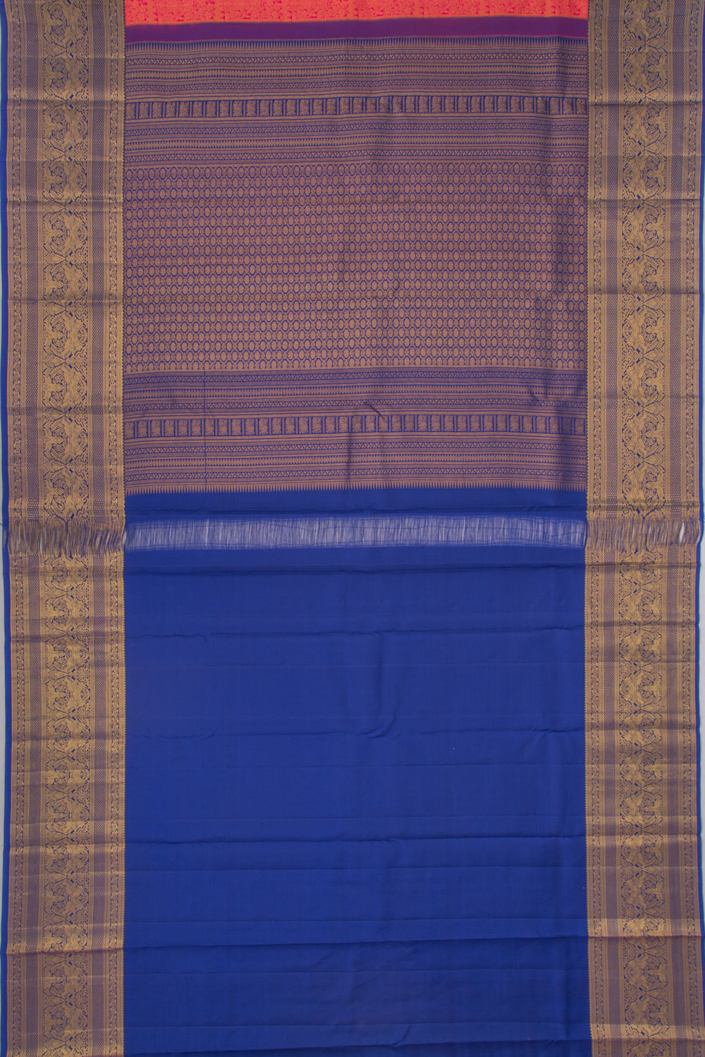 Taranga Kanchi Silk Brocade Pink Saree