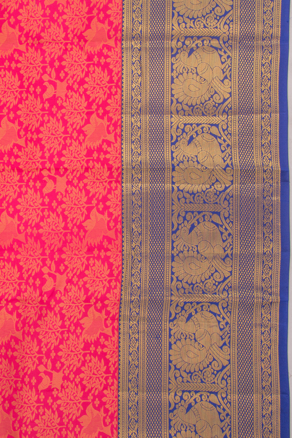 Taranga Kanchi Silk Brocade Pink Saree