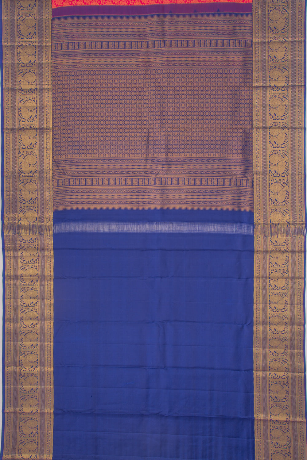 Taranga Kanchi Silk Brocade Pink Saree