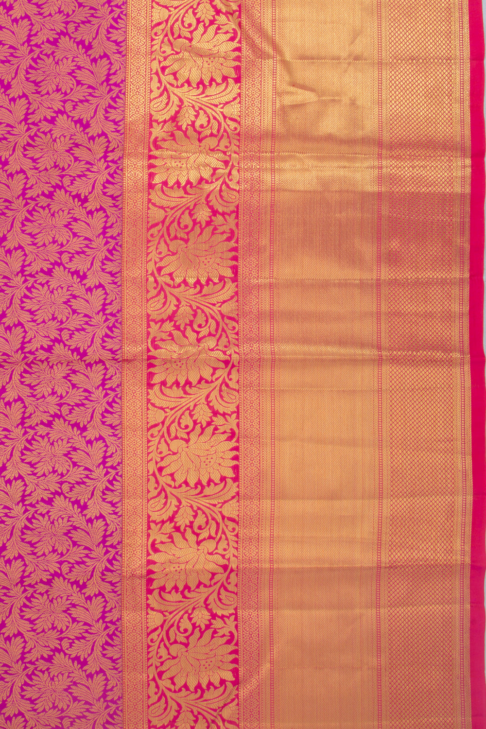 Taranga Kanchi Silk Brocade Magenta Saree