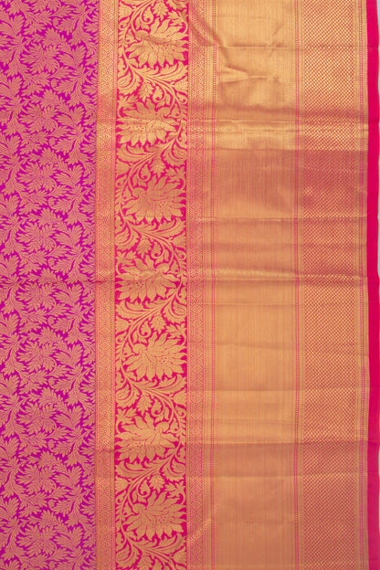 Taranga Kanchi Silk Brocade Magenta Saree