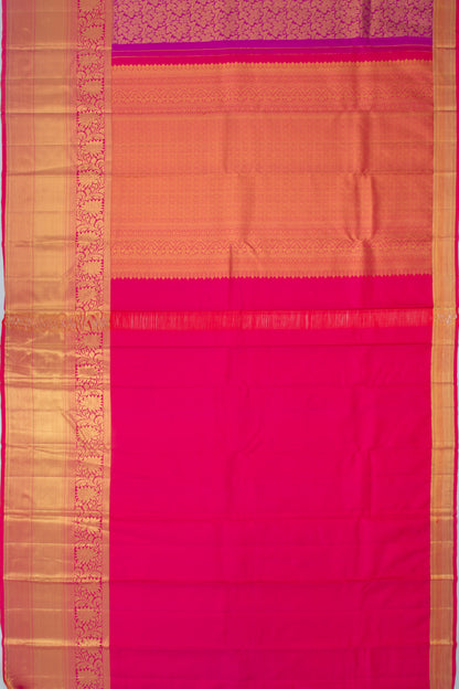 Taranga Kanchi Silk Brocade Magenta Saree