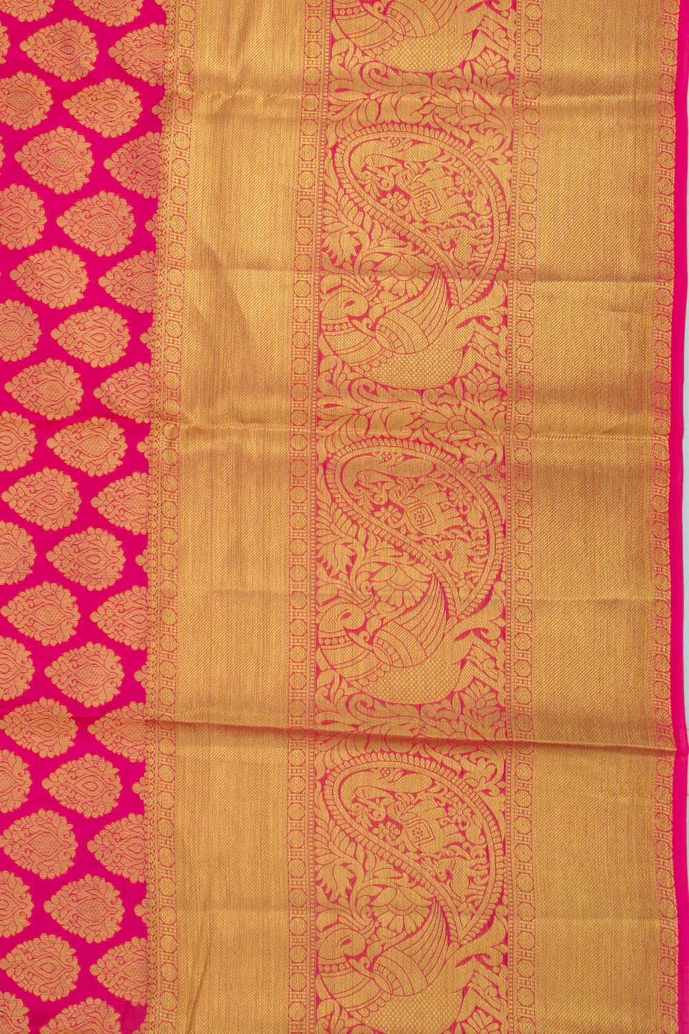 Taranga Kanchi Silk Brocade Pink Saree
