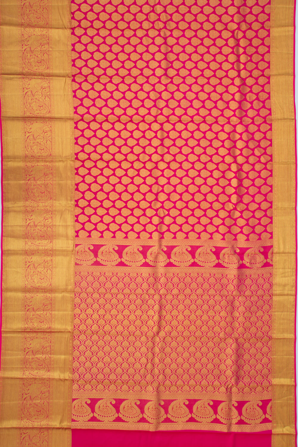 Taranga Kanchi Silk Brocade Pink Saree