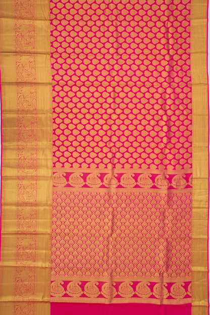 Taranga Kanchi Silk Brocade Pink Saree