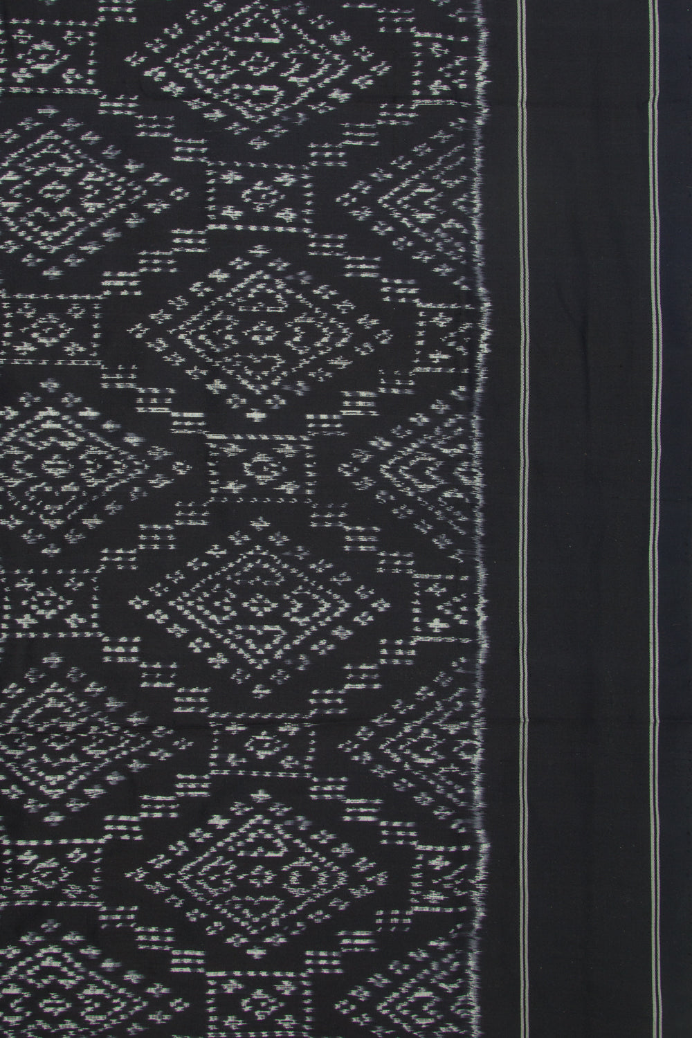 Pochampally Silk Ikat Black Saree