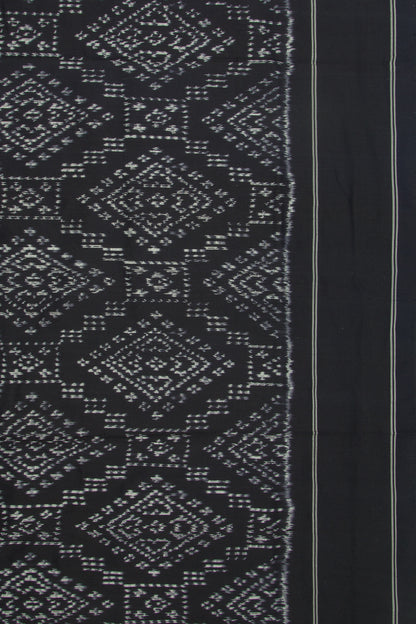 Pochampally Silk Ikat Black Saree