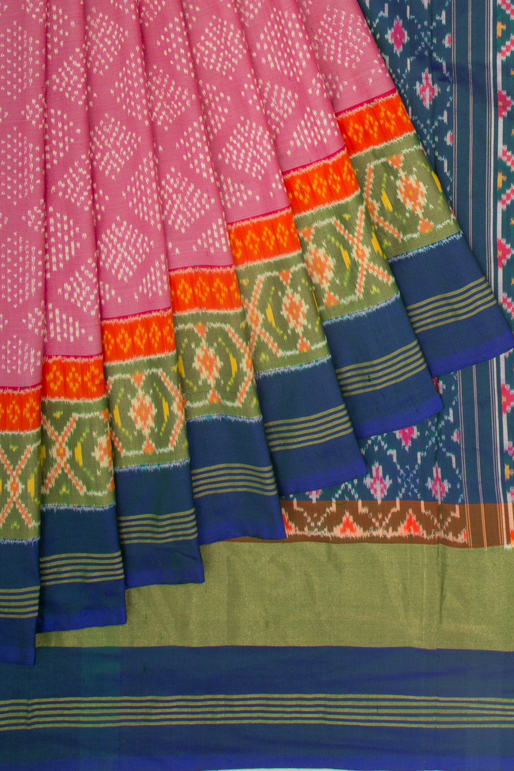 Pochampally Silk Ikat Lavender Saree
