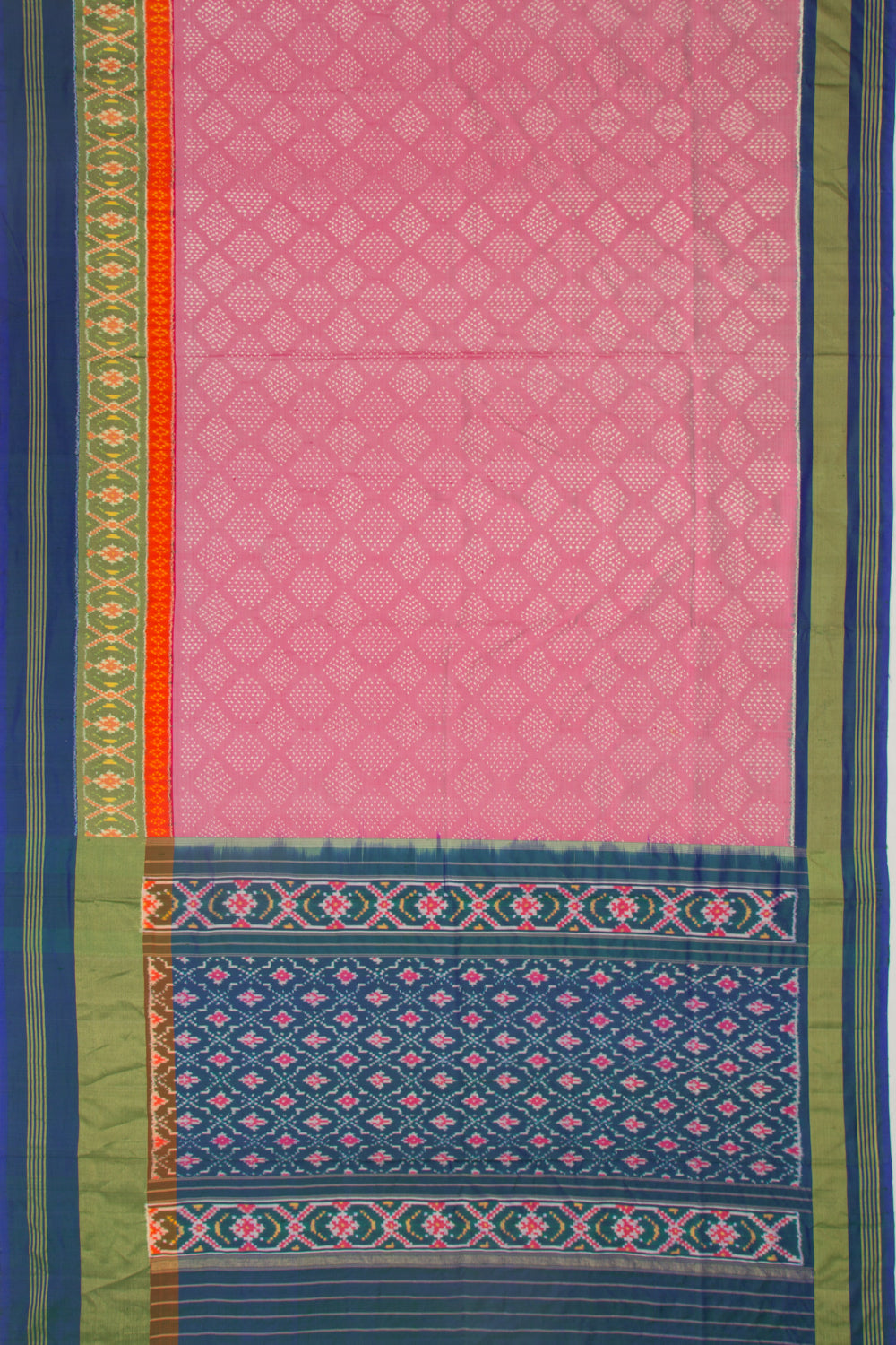 Pochampally Silk Ikat Lavender Saree