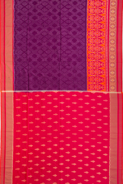 Pochampally Silk Ikat Purple Saree