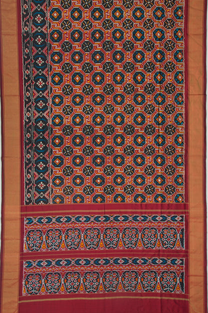 Pochampally Silk Ikat Black Saree