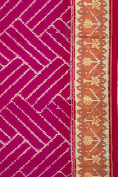 Pochampally Silk Ikat Purple Saree