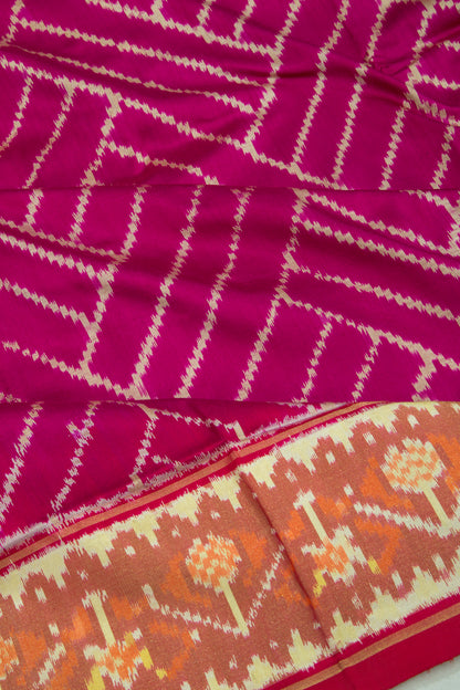 Pochampally Silk Ikat Purple Saree