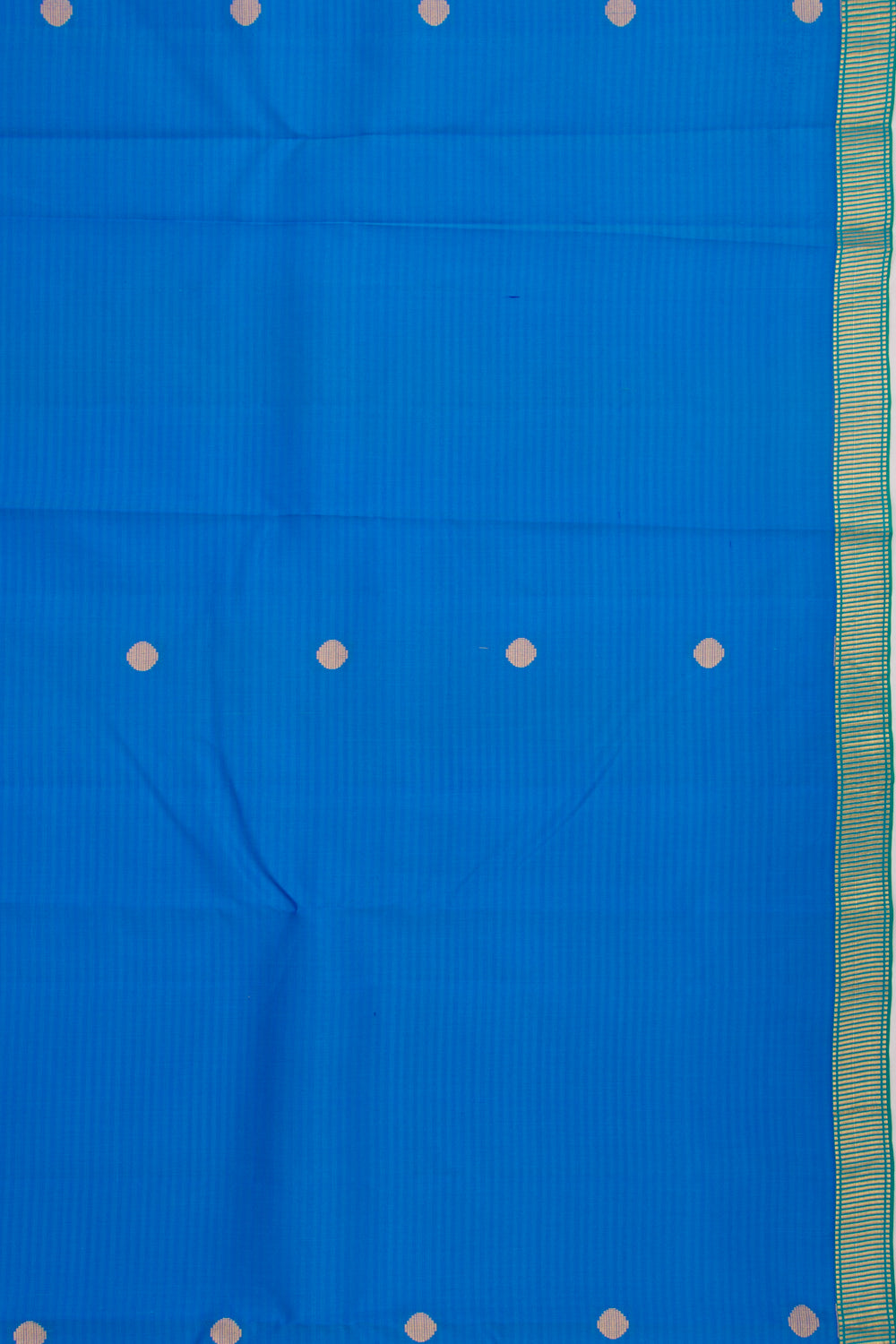 Soft Silk Butta Blue Saree