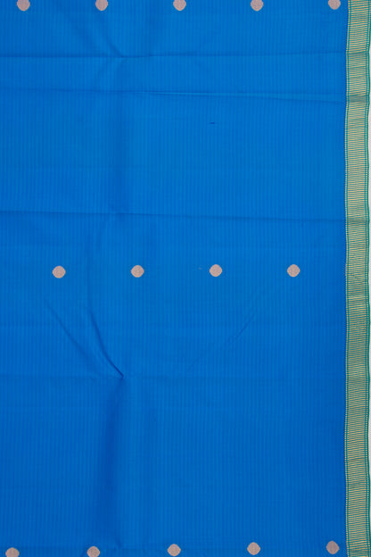 Soft Silk Butta Blue Saree