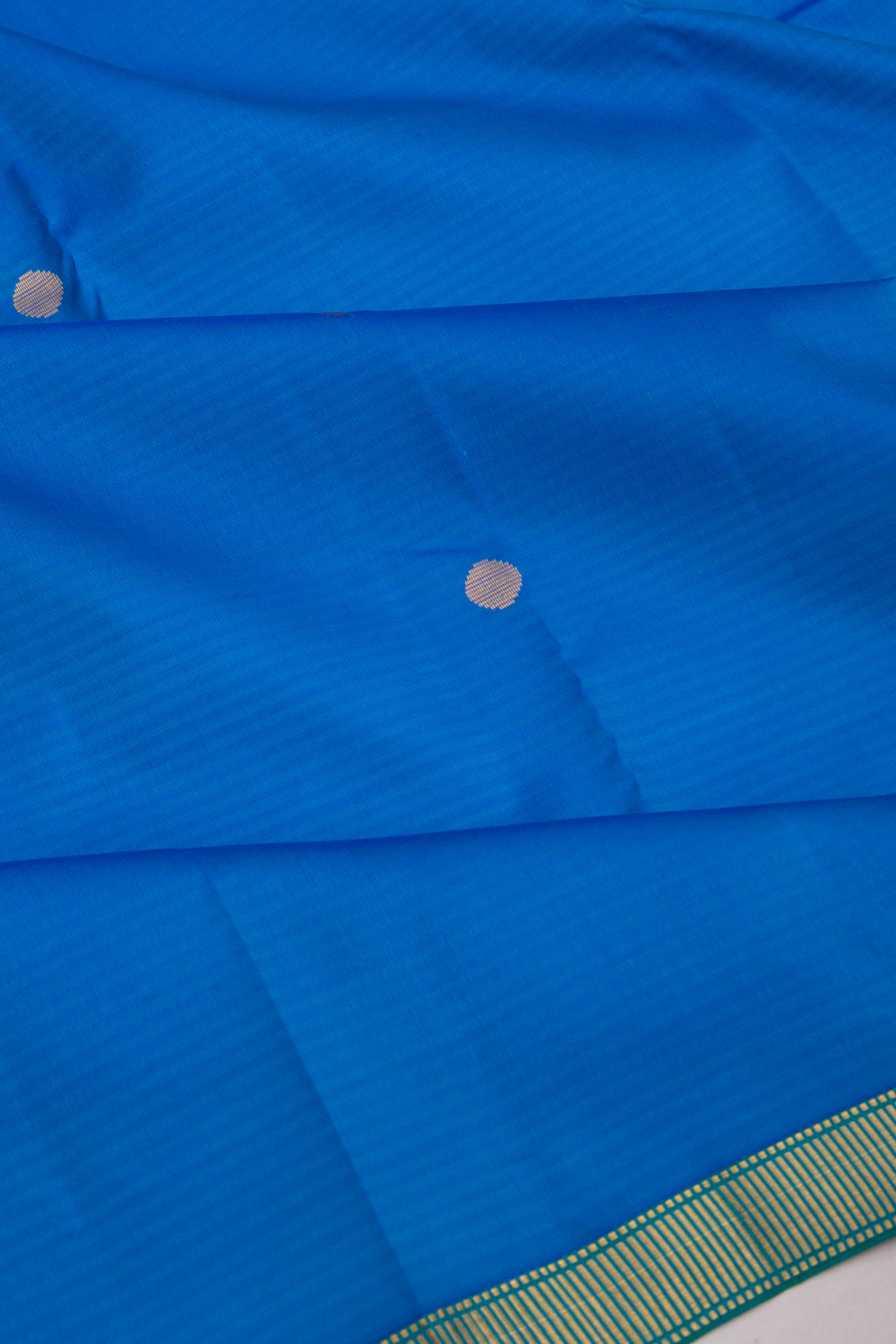 Soft Silk Butta Blue Saree