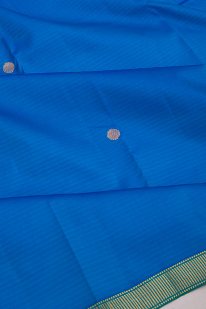 Soft Silk Butta Blue Saree
