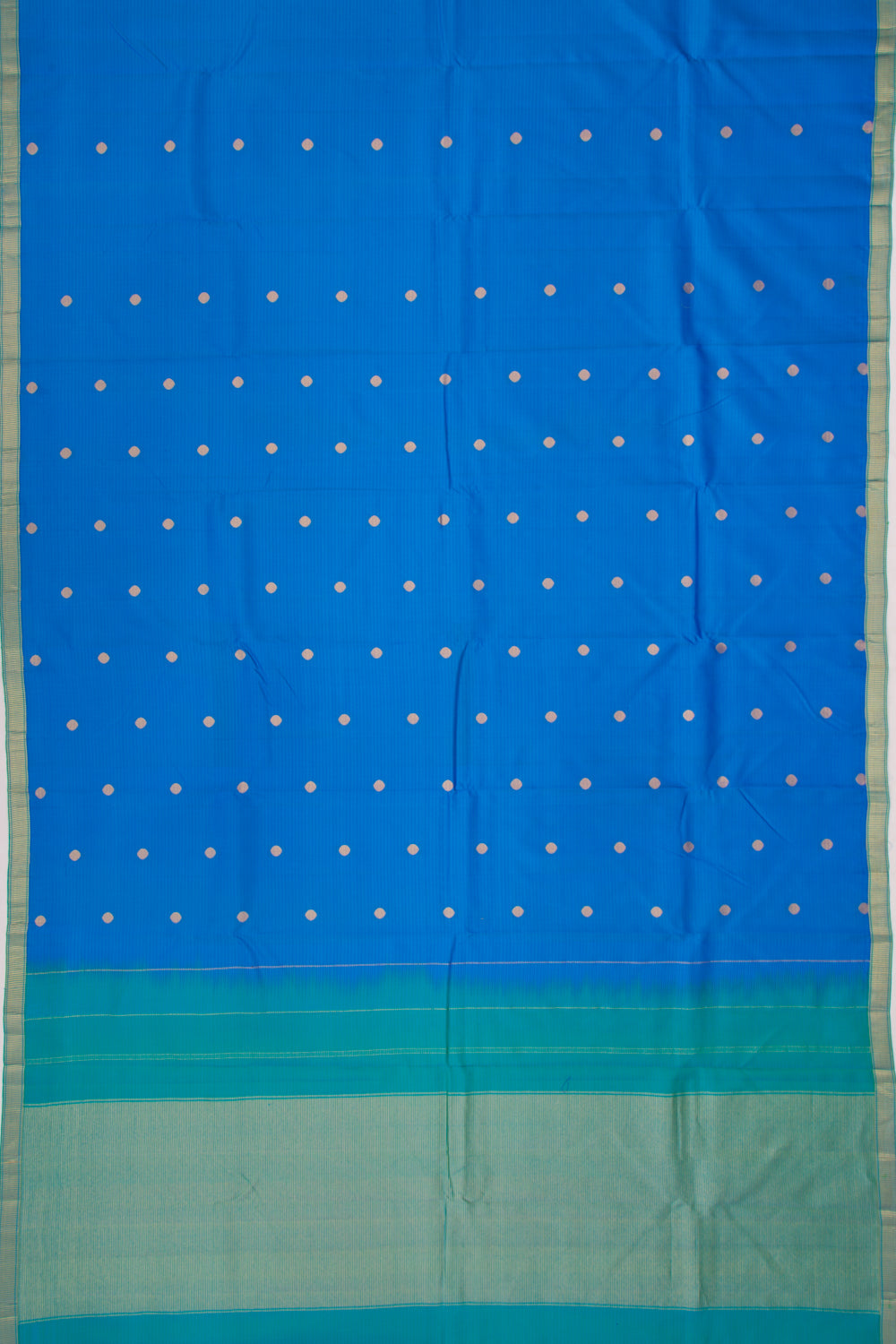 Soft Silk Butta Blue Saree