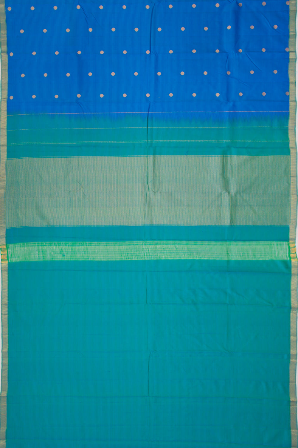 Soft Silk Butta Blue Saree