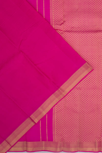 Soft Silk Plain Pink Saree
