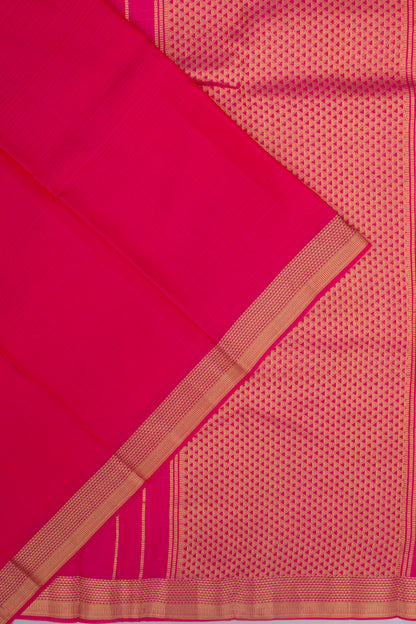 Soft Silk Plain Pink Saree
