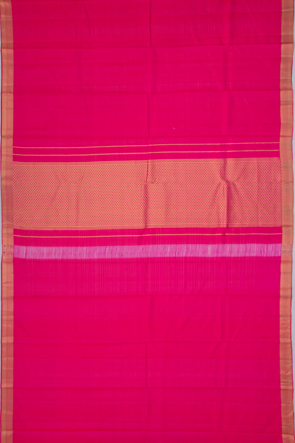 Soft Silk Plain Pink Saree