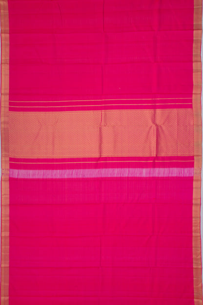 Soft Silk Plain Pink Saree