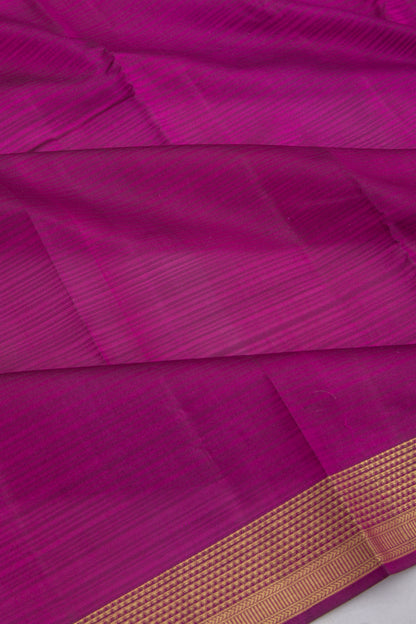 Soft Silk Plain Purple Saree