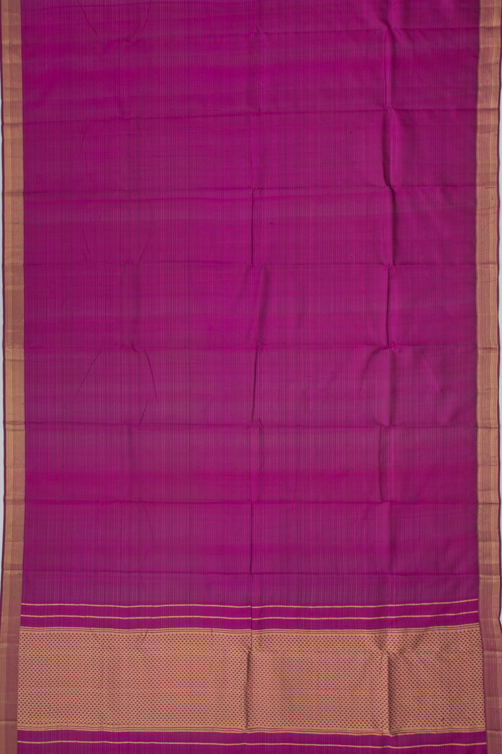Soft Silk Plain Purple Saree