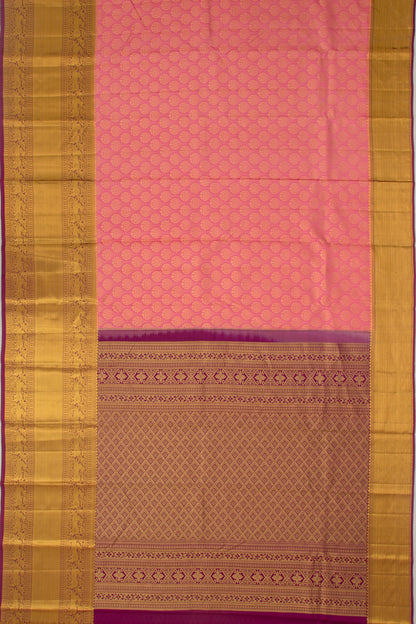 Taranga Kanchi Silk Brocade Pink Saree