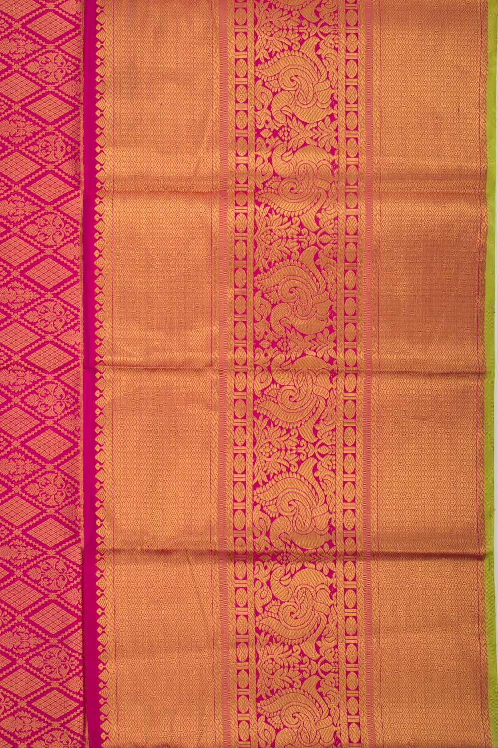 Taranga Kanchi Silk Brocade Pink Saree