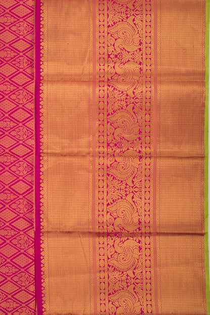Taranga Kanchi Silk Brocade Pink Saree