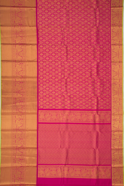 Taranga Kanchi Silk Brocade Pink Saree
